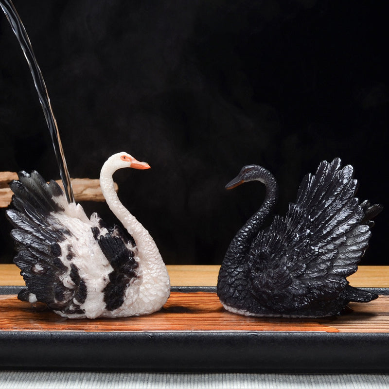 Color Hanging Swan Tea Pet