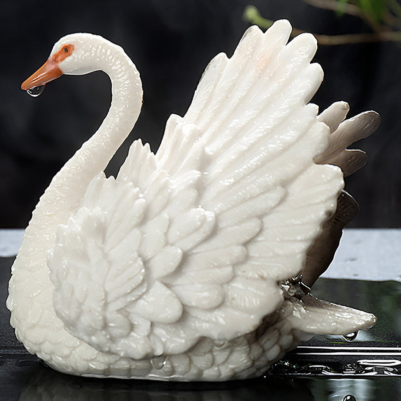 Color Hanging Swan Tea Pet
