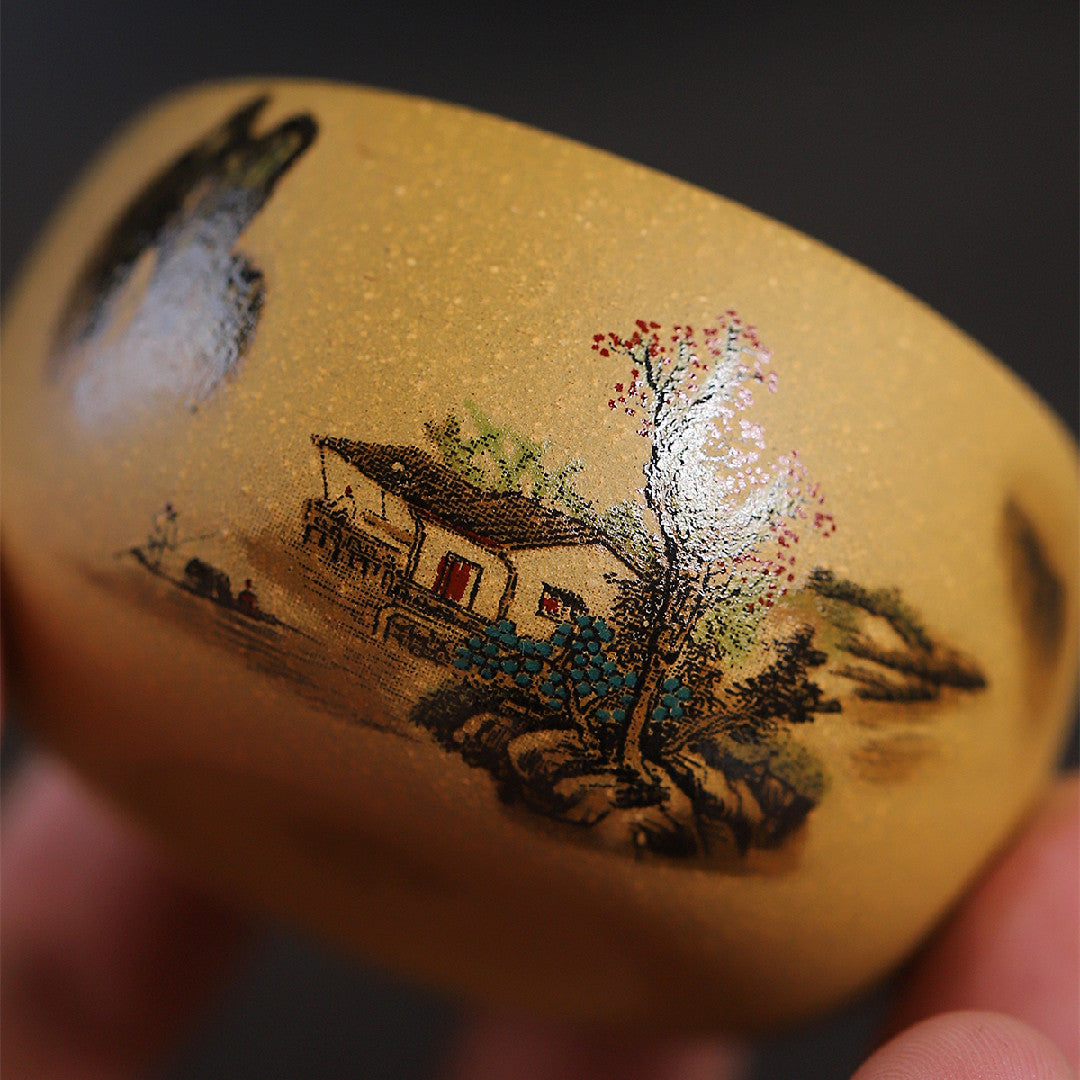 Original Mineral Mud Purple Sand Chinese Teacup 宜兴紫砂品茗杯