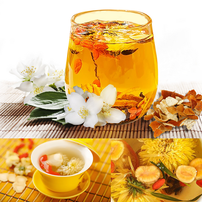 Liver Tea Recipe Chrysanthemum Fixed Liver Beef Root Honeysuckle Tea Combo Stay Up Late Health Tea Bag Clear Fire Liver Tea