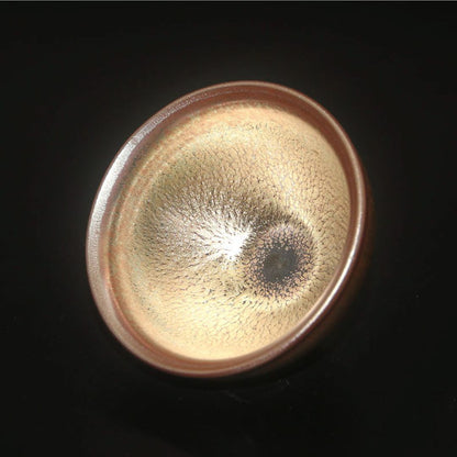 Goldener Qilin 130 ml Jian Zhan Becher