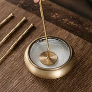 advanced incense burner set,Chinese Brass Incense Burner Kit,Powder Incense Making Kit,Powder Incense Burner Kit(Incense Kit with Sandalwood Powder)