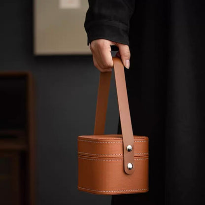 Portable Ceramic Flower Pattern Tea Set