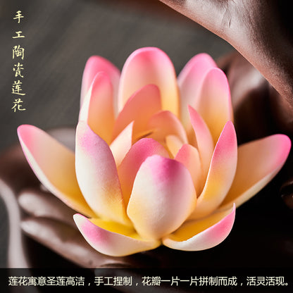 Zen Bergamot Purple Sand Backflow Incense Burner