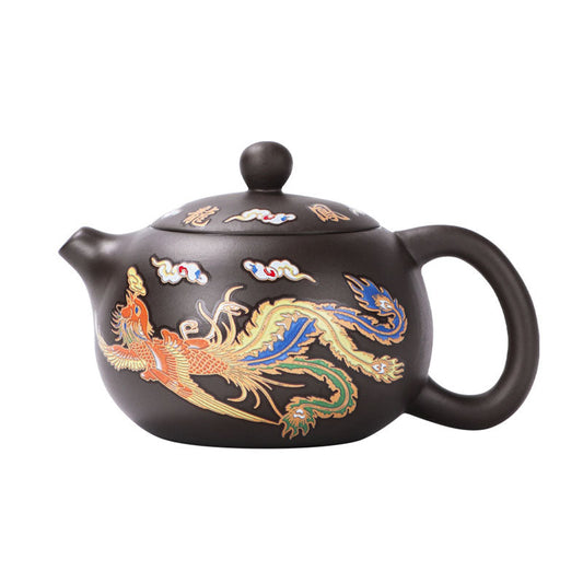 Color-Changing  Phoenix Teapot