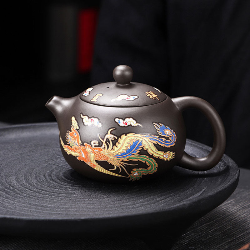 Color-Changing  Phoenix Teapot