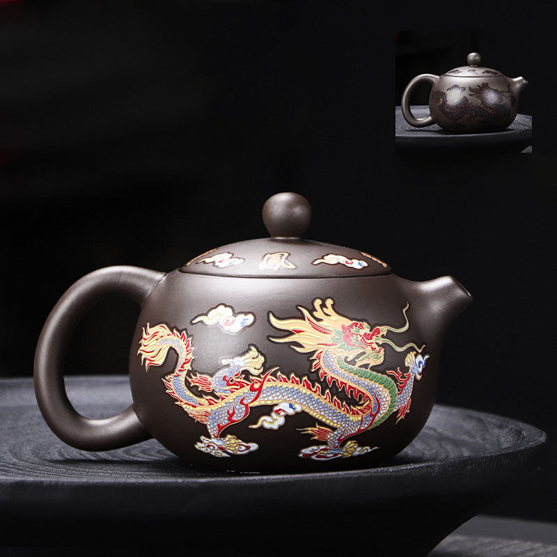 Color-Changing  Phoenix Teapot