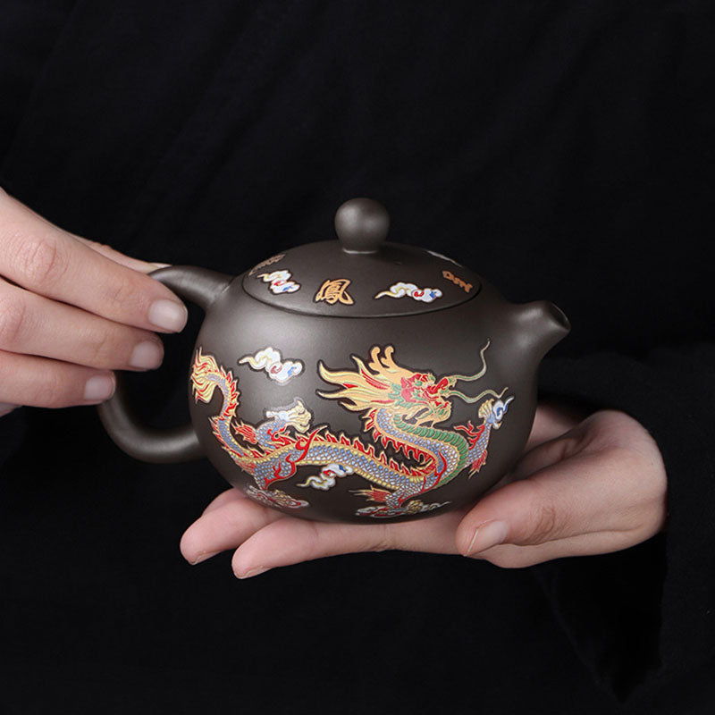 Color-Changing  Phoenix Teapot