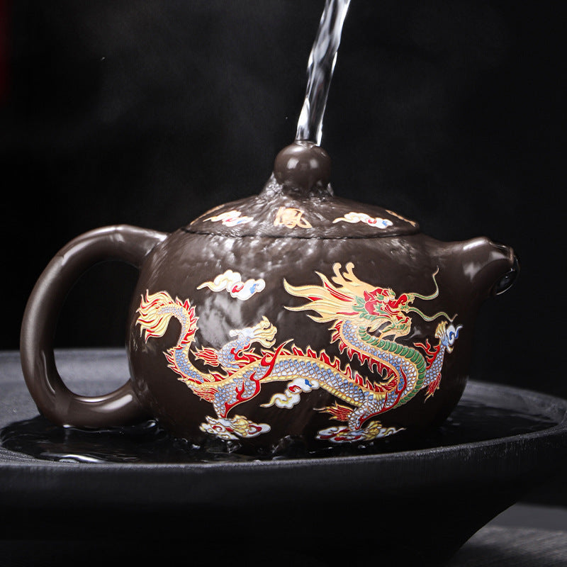 Color-Changing  Phoenix Teapot