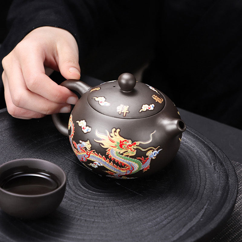 Color-Changing  Phoenix Teapot