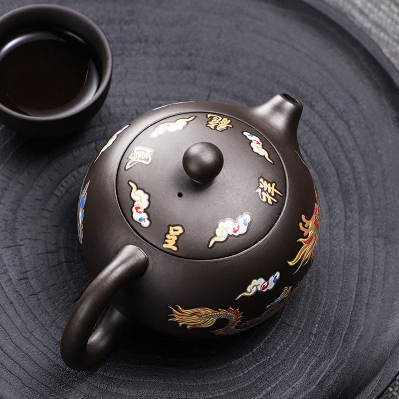 Color-Changing  Phoenix Teapot