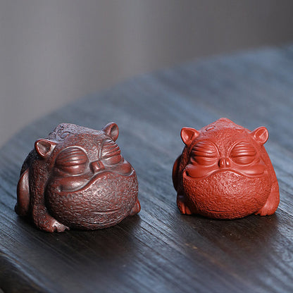 Goldschluckendes Tier Teehaustier