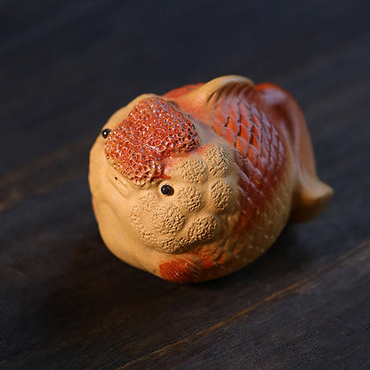 Goldfisch-Teehaustier