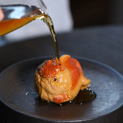 Goldfisch-Teehaustier