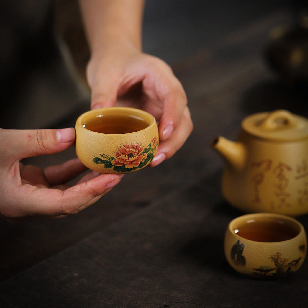 Original Mineral Mud Purple Sand Chinese Teacup 宜兴紫砂品茗杯