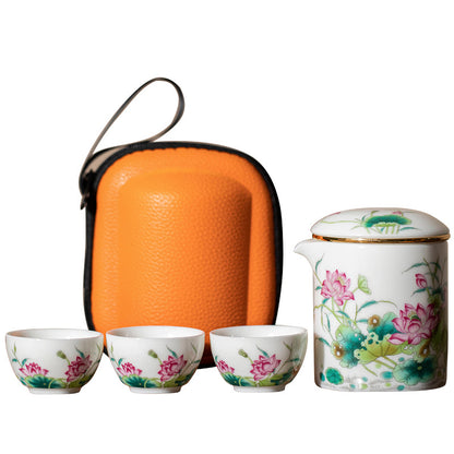 Japanese travel kung fu tea set