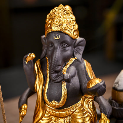 Backflow incense burner Home aromatherapy burner Creative India Elephant South East Asia Elephant God