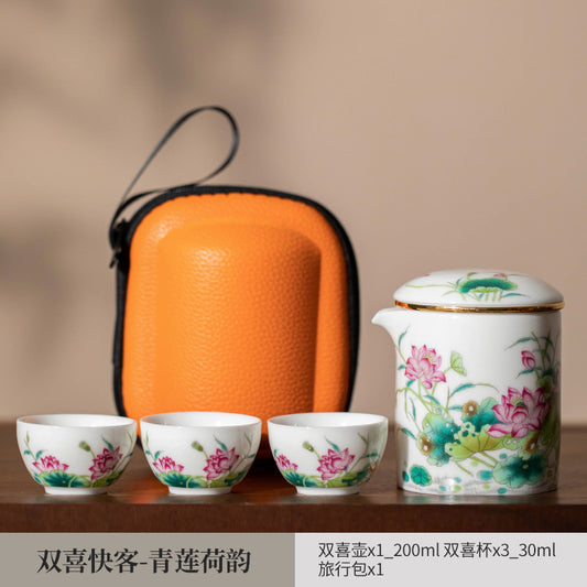 Japanese travel kung fu tea set