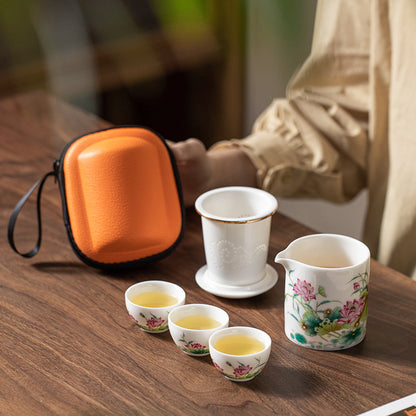 Japanese travel kung fu tea set
