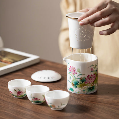 Japanese travel kung fu tea set