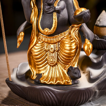 Backflow incense burner Home aromatherapy burner Creative India Elephant South East Asia Elephant God