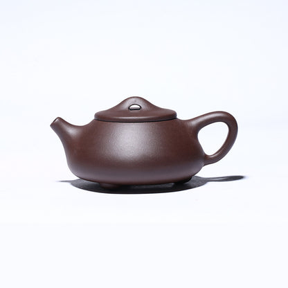 Yixing raw ore purple clay pot handmade purple mud Jingzhou stone scoop pot