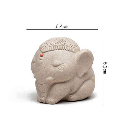 Glückverheißendes Elefanten-Teehaustier